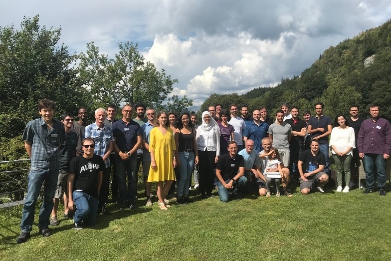 Participants of the Summer School 2018. Summer school took place on Hasliberg from 15 to 17 August.